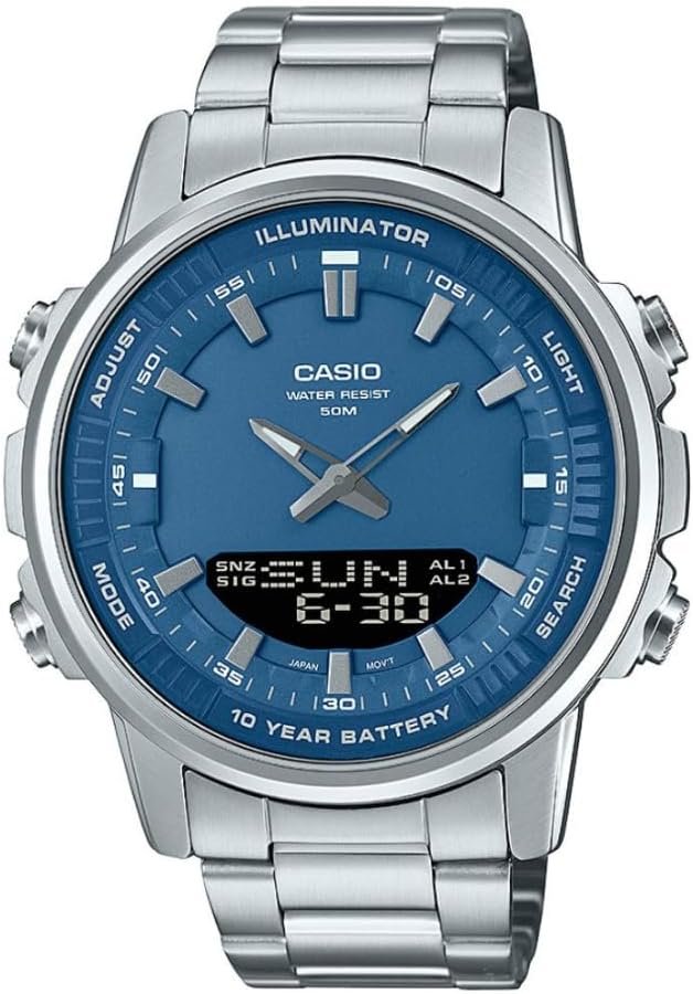 CASIO STAILNLESS STEEL WATCH 870DA